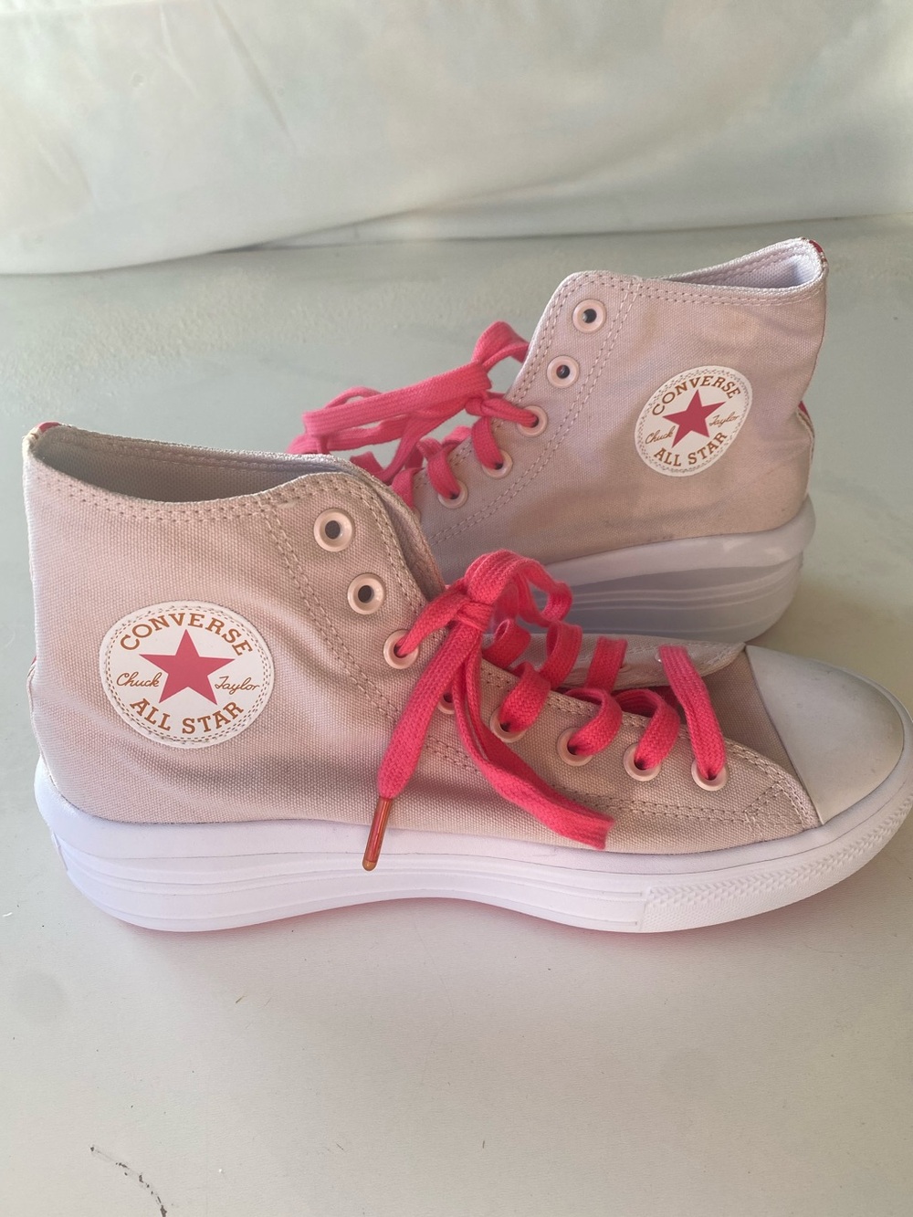 NEW Converse CTAS High Top Move Platform 🌷Pink Sz 10